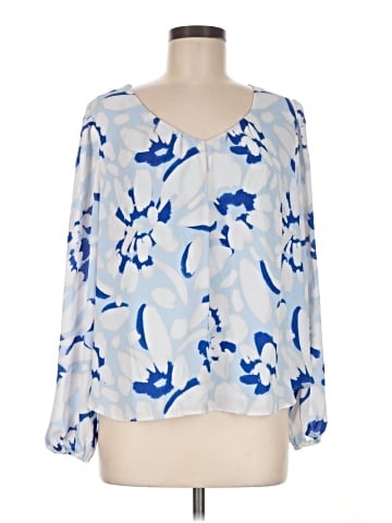 Ann Taylor LOFT Long Sleeve Blouse (view 1)