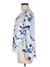Ann Taylor LOFT 100% Polyester Blue Long Sleeve Blouse Size M - photo 5