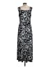 Chadwicks Paisley Black Casual Dress Size L - photo 2