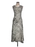 Reserved Animal Print Silver Cocktail Dress Size L - photo 1
