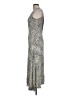 Reserved Animal Print Silver Cocktail Dress Size L - photo 5