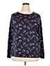 Lands' End Blue Long Sleeve Blouse Size 2X - photo 1