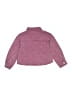 Zara Tweed Burgundy Long Sleeve Button-Down Shirt Size 5 - photo 2