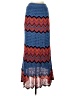 Zara Chevron-herringbone Blue Casual Skirt Size S - photo 1