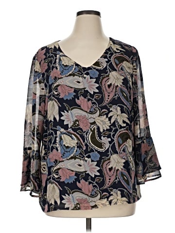 Draper's & Damon's 3/4 Sleeve T-Shirt (view 1)