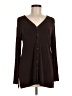 Chico's Design Brown Long Sleeve Blouse Size Med (1) - photo 1