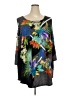 Avenue Black 3/4 Sleeve Blouse Size 26 - 28 Plus - photo 1
