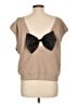Urban Outfitters Solid Tan Short Sleeve Top Size L - photo 2