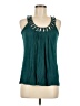 Kische 100% Rayon Teal Sleeveless Blouse Size M - photo 1