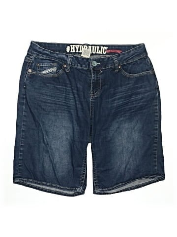 Hydraulic Denim Shorts (view 1)