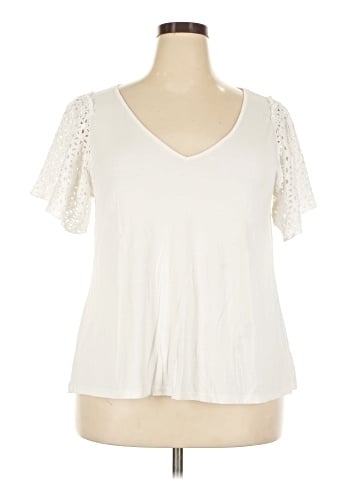 Lane Bryant Short Sleeve Top (view 1)
