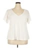 Lane Bryant Ivory Short Sleeve Top Size 18 - 20 Plus - photo 1