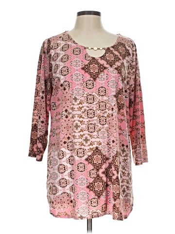 Susan Graver 3/4 Sleeve T-Shirt (view 1)