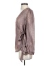 INC International Concepts 100% Polyester Gray Long Sleeve Blouse Size S - photo 5