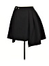Unbranded Solid Black Formal Skirt Size L - photo 2