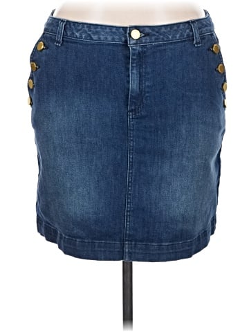 MICHAEL Michael Kors Denim Skirt (view 1)