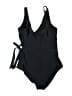 Summersalt Solid Black One Piece Swimsuit Size 12LT - photo 2