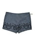 Ann Taylor LOFT 100% Cotton Paisley Blue Shorts Size 14 - photo 1