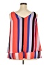 Lane Bryant 100% Polyester Orange Sleeveless Blouse Size 18 - photo 2
