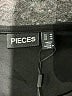Pieces Solid Black Cocktail Dress Size M - photo 7