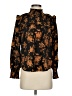THML 100% Polyester Black Long Sleeve Blouse Size XS - photo 1