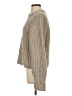 Club Monaco Tweed Tan Turtleneck Sweater Size S - photo 5