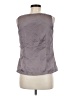 Simply Vera Vera Wang 100% Polyester Gray Sleeveless Blouse Size 8 - photo 2