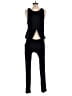 Feel The Piece Solid Black Jumpsuit Size XS - photo 2