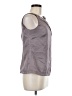 Simply Vera Vera Wang 100% Polyester Gray Sleeveless Blouse Size 8 - photo 4