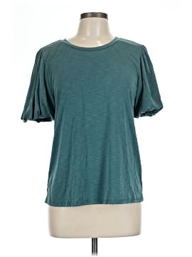 Green Envelope Short Sleeve Top