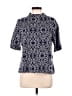 Eva Franco Blue Short Sleeve Blouse Size M - photo 1