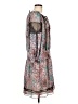 BCBGMAXAZRIA Paisley Teal Casual Dress Size L - photo 4