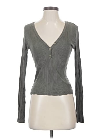 Velvet by Graham & Spencer Long Sleeve Henley (view 1)