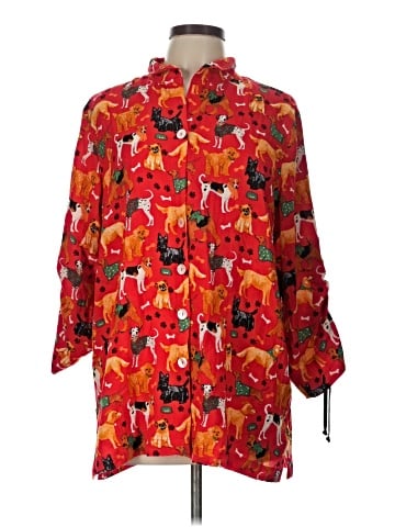 John Mark 3/4 Sleeve Button-Down Shirt (view 1)