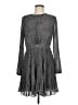 MICHAEL Michael Kors Metallic Silver Cocktail Dress Size 6 - photo 1