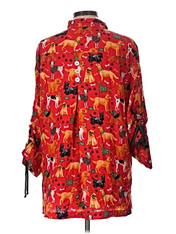John Mark 3/4 Sleeve Button-Down Shirt (view 2)