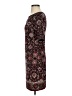 Max Studio Paisley Burgundy Casual Dress Size XS - photo 5