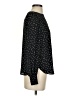 Ann Taylor LOFT 100% Polyester Polka Dots Black Long Sleeve Blouse Size XS - photo 4