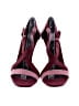 Gucci Color Block Burgundy Sandals Size 8 - photo 2