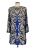 Sunny Leigh Paisley Blue Casual Dress Size L - photo 2