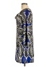 Sunny Leigh Paisley Blue Casual Dress Size L - photo 5