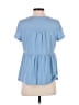 CeCe Blue Short Sleeve Top Size S - photo 2