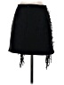 Unbranded Solid Black Casual Skirt Size S - photo 2