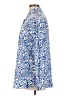 J. McLaughlin Paisley Blue Long Sleeve Blouse Size L - photo 5