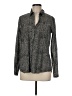 Eddie Bauer 100% Baumwolle Tweed Gray Long Sleeve Blouse Size M - photo 1