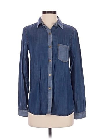 7 For All Mankind Long Sleeve Button-Down Shirt (view 1)