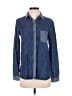 7 For All Mankind 100% Lyocell Blue Long Sleeve Button-Down Shirt Size XS - photo 1