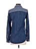 7 For All Mankind 100% Lyocell Blue Long Sleeve Button-Down Shirt Size XS - photo 2