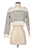 J.Crew 100% Cotton Stripes Ivory Long Sleeve Top Size XS - photo 1