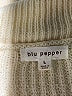 Blu Pepper Color Block Tan Turtleneck Sweater Size L - photo 7